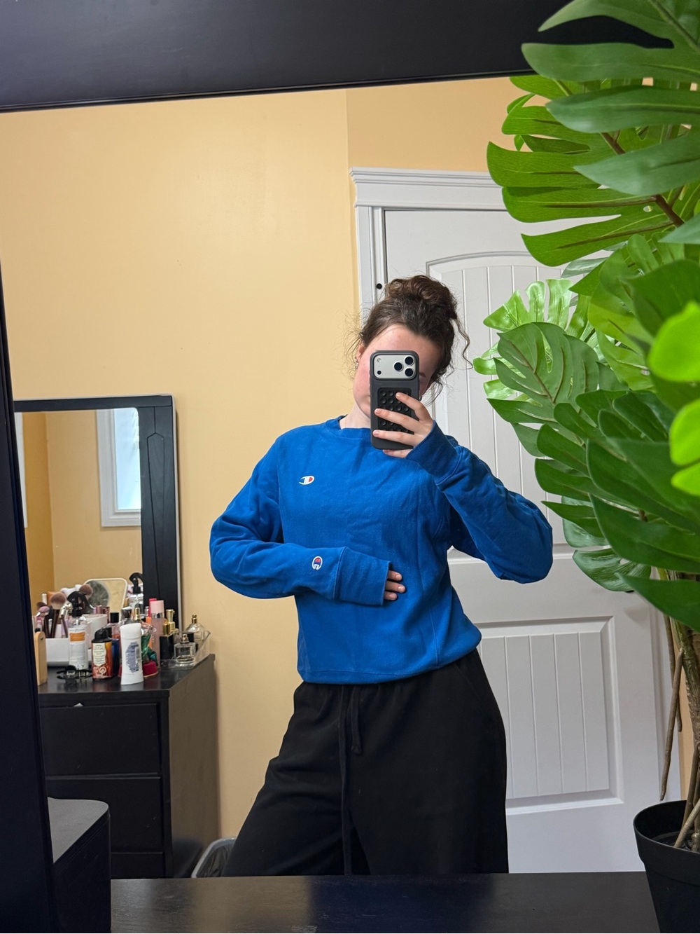 Champion Women's blue Sweatshirt